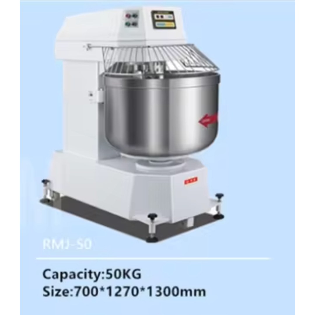 Amasadora espiral industrial 130 litros con 2 velocidades · RM-HS130