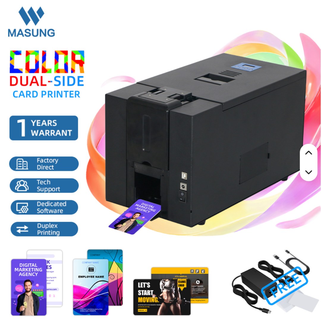 Impresora de tarjetas PVC/PET a doble cara · MASUNG S22K
