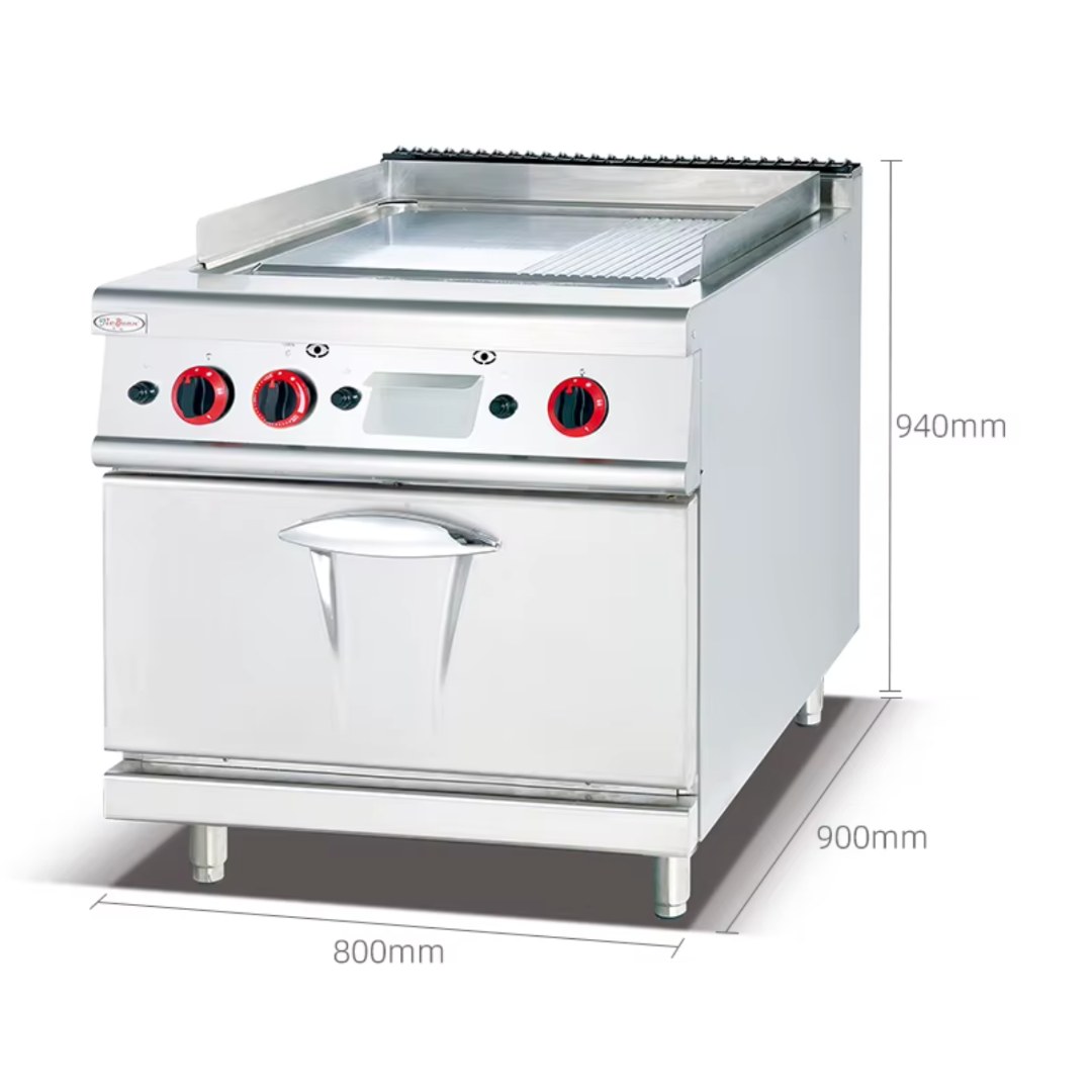 Plancha de gas con horno incorporado de 80 cm · GH-986A