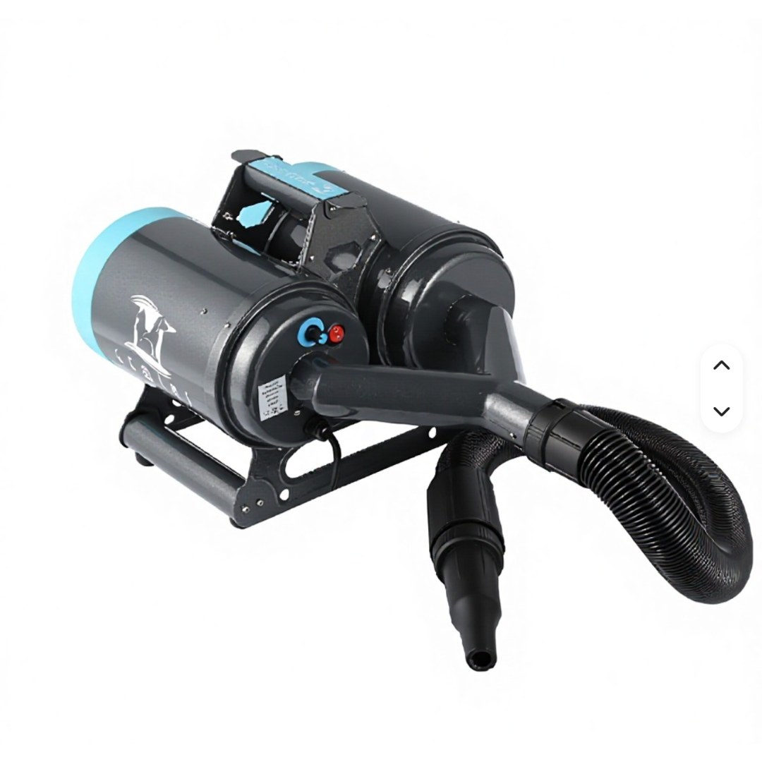 Soplador secador para mascotas de doble motor con velocidad variable · HF-TD-900CG