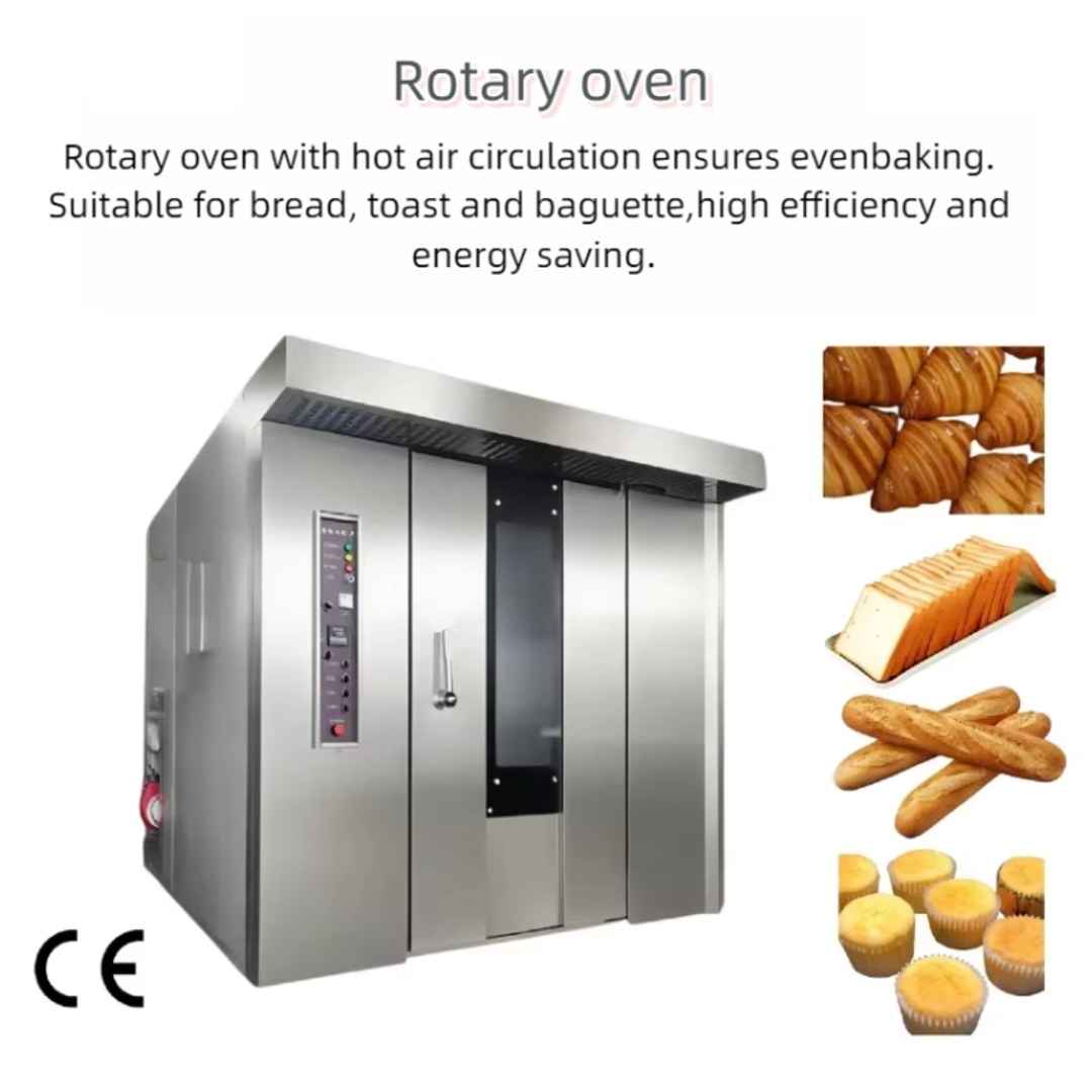 Horno rotativo a gas de 16 bandejas con vapor potente · HZ-16Q